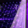 thumbnail image 3 of Estbridge Halloween/Christmas Net Lights Outdoor  6.6FT x 6.6FT 144 LED Fairy String Light with 8 Lighting Modes  Connectable Light for Garden Tree Bushes  Holiday Wedding Party Decoratio, 3 of 7