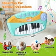 thumbnail image 6 of Contixo Kids Piano Toy Interactive Keyboard - Ages 2-8, Musical Toy, Blue, 6 of 8