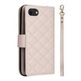thumbnail image 4 of for iPhone 7 / iPhone 8 / iPhone SE 2022 & 2020 Zipper Wallet Case with Card Holder - PU Leather Stand Phone Case, Crossbody Shoulder Strap & Wrist Strap, Shockproof Protective Cover, Beige, 4 of 11