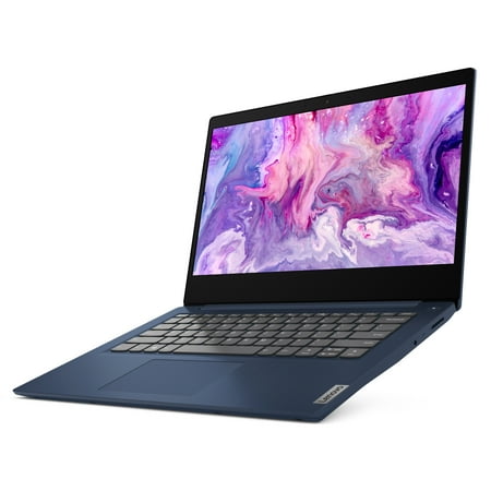 Lenovo Ideapad 3 14" FHD PC Laptop, Intel Pentium 7505, 4GB, 128GB SSD, Windows 10 in S Mode, Blue, 81X7004VUS