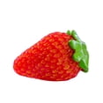 thumbnail image 2 of Fruit Model 10pcs Strawberry Figurine Mini Fruit Resin Figure Simulated Strawberries Model Toy Desktop Decoration Baking Cake Photo Prop Birthday Gift, 2 of 8