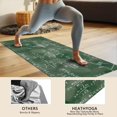 thumbnail image 4 of Math Equations Algebra Green Pattern Hot Yoga Mat Towel Non Slip for Hot Yoga - Quick-Drying Yoga Mat Cover with 4 Corner Pockets with Travel Bag - Hot Yoga Towel Non Slip 74"x26", 4 of 6