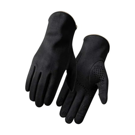 

LuoYinDa Kitchen Prep Gloves Autumn and Winter Suede Gloves Men s Outdoor Photography Riding Windproof Screen Thickened Velvet Warm Gloves