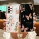 thumbnail image 2 of Funda de teléfono de silicona galvanizada cuadrada de mariposa para Samsung Galaxy A53, A52, A52S, A73, A33, A72, A32, 4G, 5G, A51, A71, A12, A22 Fivean unisex, 2 of 2
