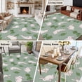 thumbnail image 5 of Large Area Rugs for Living Room Bedroom, Cute Rabbits 6'x9' Rug Washable Carpet Runner Indoor Outdoor, Green Farmhouse Leaves Plants Cartoon Bunny Non Slip Floor Mats Rug for Kitchen, Playroom, 5 of 8