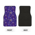 thumbnail image 2 of Fotbe blue purple Snowflake Juego de 4 Tapetes para Auto con Estampado – Alfombrillas de Goma Reforzada, Diseño Antideslizante, Protección para Todo el Año – Vehículos, Autos, Camionetas y SUVs, 2 of 7