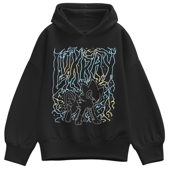 Pokémon - Luxray Lightning Oversized Fleece Hoodie Sweatshirt