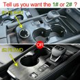 thumbnail image 2 of Carbon Fiber Front Gear Shift Box Panel F for Ram e Cover Trim Parts For Rogue 2021 - 22-, 2 of 4