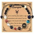 thumbnail image 6 of K-KED 12 Constellations Beaded Bracelets Adjustable Woven Braided Bracelets Gifts-Sagittarius, 6 of 9