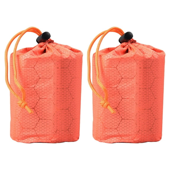 Ferencaa 2Pcs Hiking Sleeping Bag Camping Emergency Sleeping Bag Camping Equipment