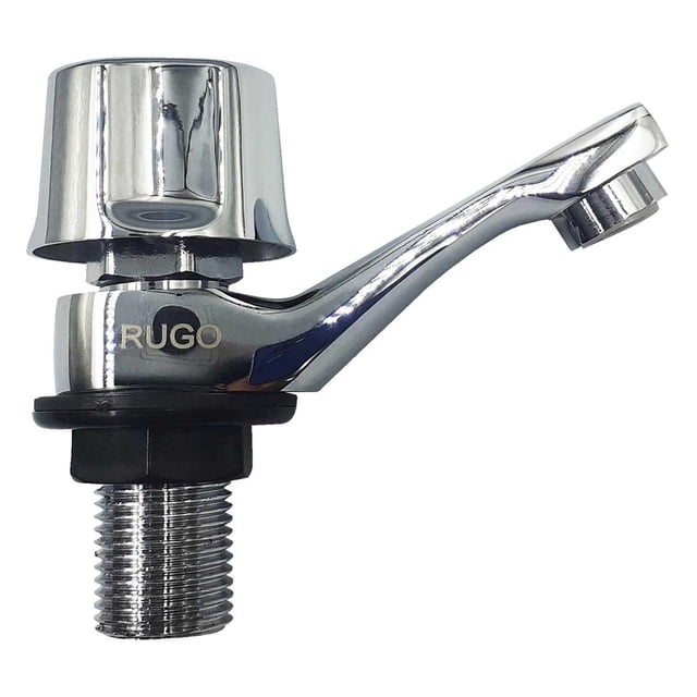 Llave Individual Para Lavabo Cromada Rugo Rugo 16q