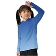 thumbnail image 6 of MKOSPLRT Outdoor Adventure Kids Sun Hoodie UPF 50+ Long Sleeve Shirt with Thumb Holes Gradient Summer Shirts for Hiking Swimming Camping 5-15Y Light Blue 15-16 Years, 6 of 6