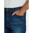 thumbnail image 4 of Lazer Men's Xander Wash Destructed Straight Fit Jeans, Sizes 30"-38", 4 of 5