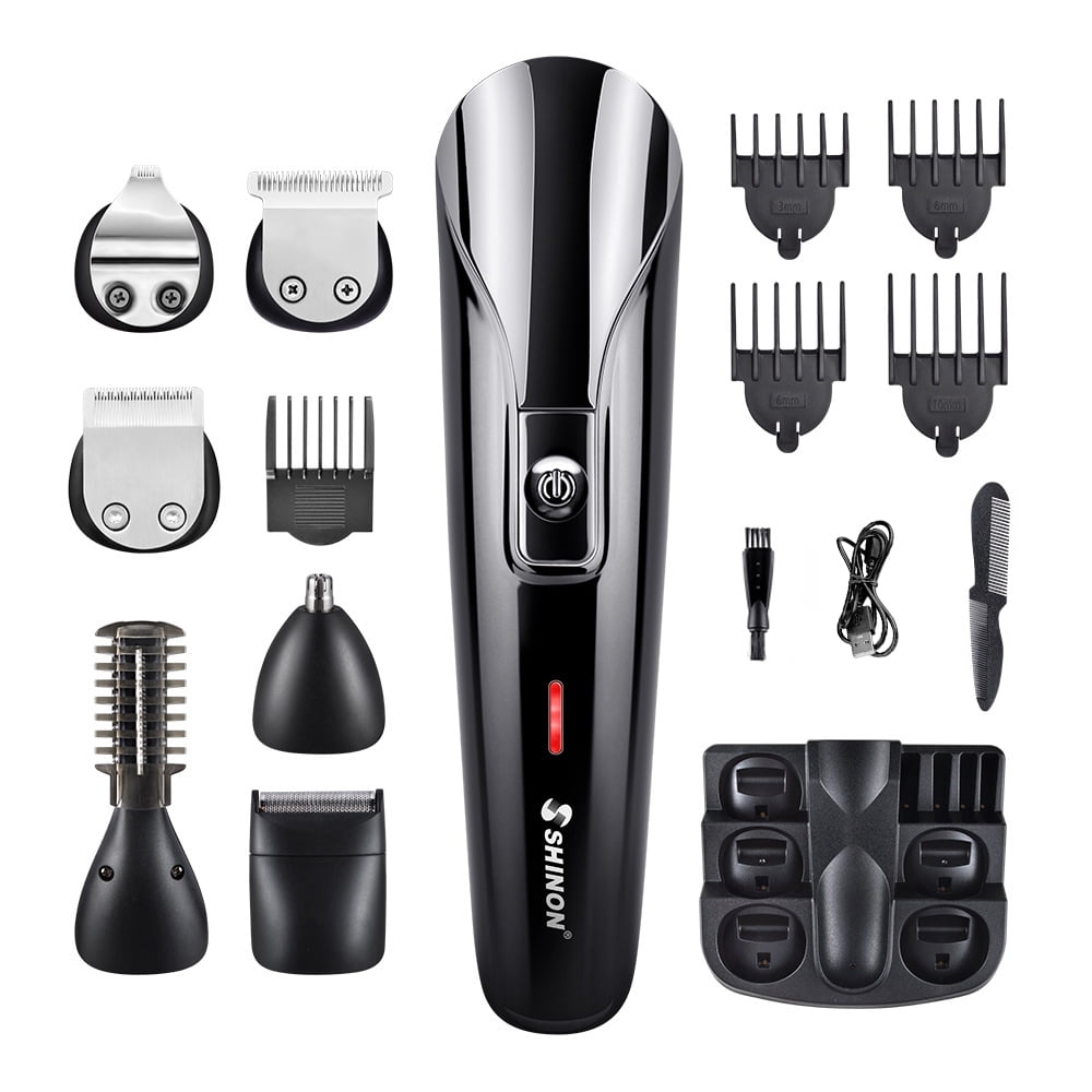 Inadays Men's Hair Clippers Zero Gapped T-Blade Trimmer Professional ...