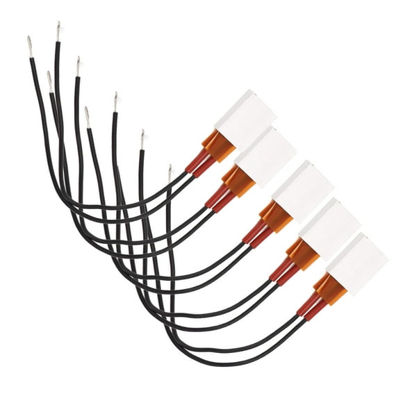 PTC Heater Plate 5V 50C 1-2W Constant Temperature HeatingThermostat Aluminum Shell, 7x24 Hrs Work, Ceramic Heating