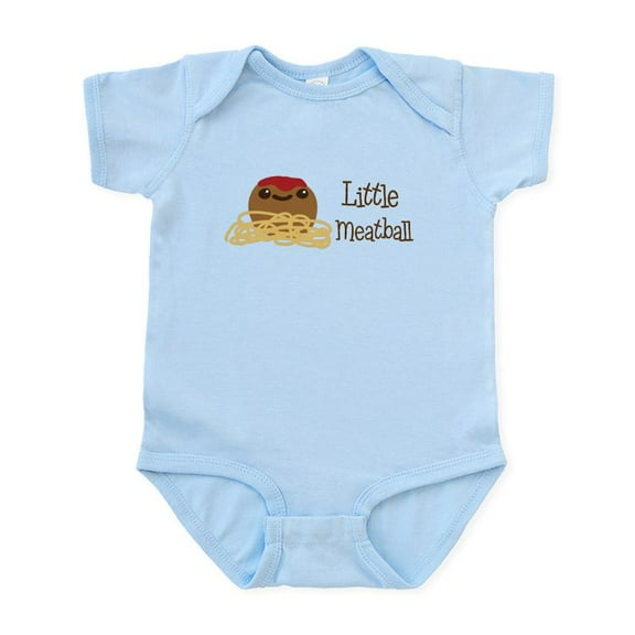 CafePress - Little Meatball Body Suit - Baby Light Bodysuit, Size Newborn - 24 Months