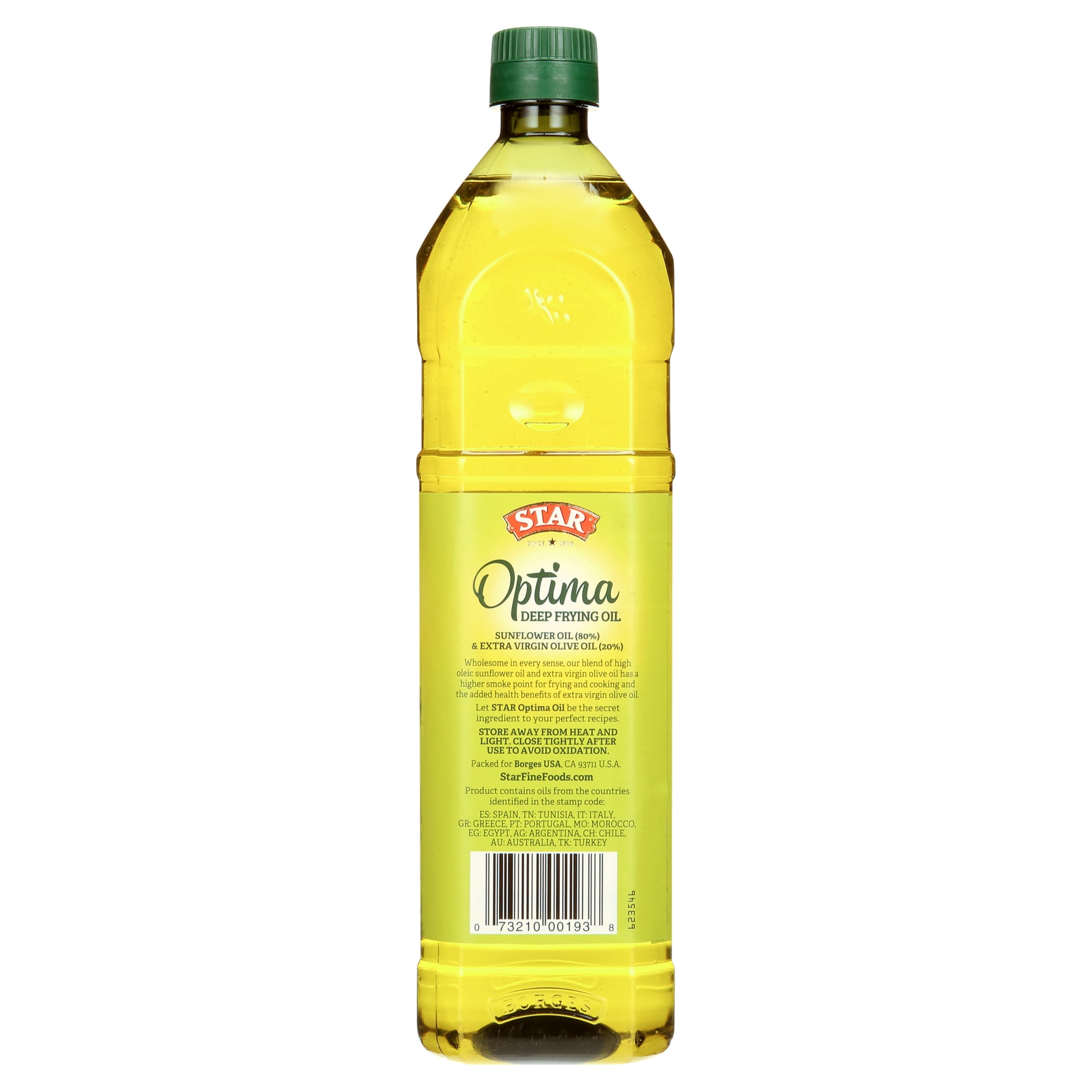 (2 pack) Star Optima Deep Frying Oil, 1 L