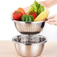 thumbnail image 4 of Stainless Steel Mixing Bowls Whisking Salad Basin For Cooking Baking Storage, 4 of 10