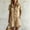 Khaki, variant on LEKODE One Piece Romper for Women Wide Leg Rompers Collared Neck Jumpsuit Short Rompers Flap Pocket Romper V Neck Button Down Short Sleeve Jumpsuits with Pockets Womens Summer Outfits Black L