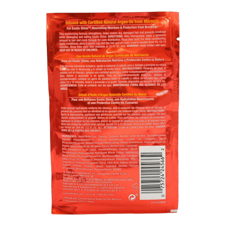 CREME OF NATURE Argan Oil Intensive Conditioning Treatment Packet (1.75oz) CREME OF NATURE Argan Oil Intensive Conditioning Treatment Packet (1.75oz)