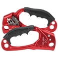 thumbnail image 4 of Rock Rappelling Gear, Elastic Spring Sufficient Grip Climbing Ascender Fixing Hole One Hand Installation  For Mountaineering Red, 4 of 8