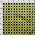 thumbnail image 2 of oneOone Cotton Poplin Lime Green Fabric Gingham Check Sewing Material Print Fabric By The Yard 56 Inches Wide, 2 of 4