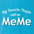 thumbnail image 5 of Wild Bobby My Favorite People Call Me MeMe Mother's Day Women Tri-Blend Racerback Tank Top, Vintage Turquoise, X-Large, 5 of 5