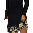 thumbnail image 4 of Gvmfive Women Boho Printed T-shirt Dress Long Sleeve Casual Loose Dress, 4 of 5