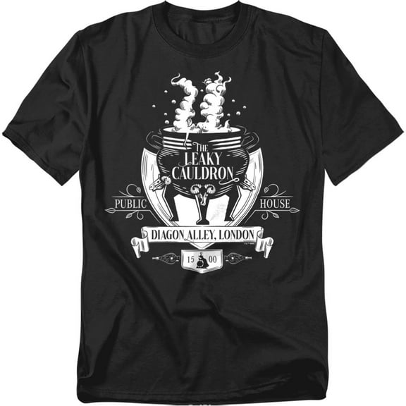 Harry Potter T-Shirt Leaky Cauldron Unisex Graphic Tee for Men & Women