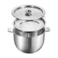 thumbnail image 2 of Stainless Steel Soup Oil Filter Pot with Lid 19 x 13/21 x 14/23 6 x 15cm, 2 of 11