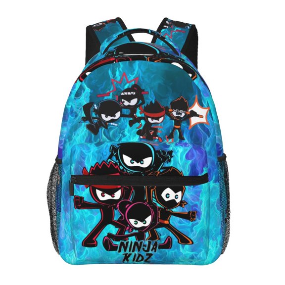 Ninja Kidz Backpack Lightweight Bookbag Casual Daypack For Women Men Travel Laptop Bag Multifunctional Bag