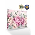 thumbnail image 2 of Watercolor Pink Floral Wall Art for Living Room,Canvas Picture Wall Decor for Bathroom Bedroom,Spring Romantic Roses Butterfly Painting Artwork for Office Kitchen Hallway Dining Room Decor 16"x20", 2 of 8