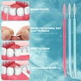 thumbnail image 3 of Healifty 200 piezas de hilo dental de doble cabeza, cepillo interdental para palillos de dientes, palillos dentales para el cuidado bucal (), 3 of 7