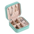 thumbnail image 3 of Organizador de joyas Sunnimix Azul Impermeable de Cuero, 3 of 6