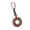 Brown, variant on Doughnuts Bag Charm,Leather Keychain for Handbags,Backpacks Purses Decors Bags Accessories Lovely Bag Key Charms