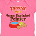 thumbnail image 4 of Inktastic German Shorthaired Pointer Loved By A (Dog Breed Boys or Girls Baby Bodysuit, 4 of 5