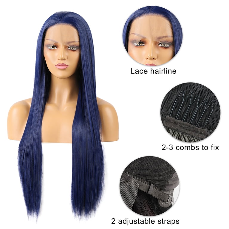 Unique Bargains Lace Front Wigs for Women 24 display picture 1