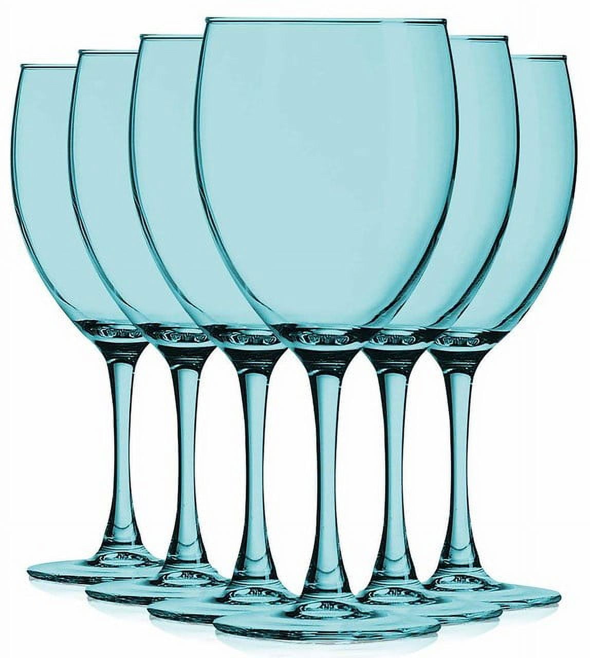 Tiffany Home Essentials Red Wine Glasses in Crystal Glass, Set of