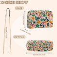 thumbnail image 4 of FORMRS Women Crossbody Purse with Chain Strap Vegan Leather Shoulder Handbag, Floral Blooms, 4 of 7