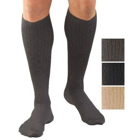 Activa Mens Microfiber Dress 20-30 Knee Tan Xl