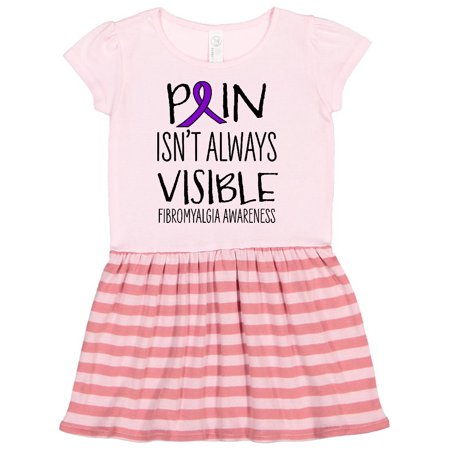 

Inktastic Fibromyalgia Awareness Pain Isn t Always Visible Gift Toddler Girl Dress