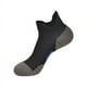 thumbnail image 1 of Zhuge 10 pares de calcetines invisibles para mujer y hombre, de corte bajo, cortos, antideslizantes, para correr, deportivos, novedosos, informales, con forro invisible, color negro, 1 of 1