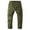 Army Green, variant on SOOMLON Men's Sports Pants Pocket Comfy Pants Elastic Slim Overalls Black XL
