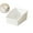 White, variant on Multi Functional Plastic Storage Box with Wheels for Bathroom Kitchen Home Organization