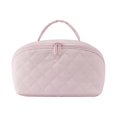 thumbnail image 1 of Organizador de maquillaje para mujer: uno de los más vendidos, se abre completamente, se despliega en plano, acolchado y con compartimentos para artículos de aseo y brochas, gran capacidad, 1 of 2