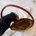thumbnail image 4 of Bolsa Bolso de ganchillo para mujer, bolso de compras suave, bolso tejido para niñas (mariposa beige), 4 of 9