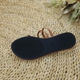 thumbnail image 6 of ZACPNCV Womens Stitching Detail Flat Thong Sandals Breathable Beach Flip Flops Casual Summer Vacation Comfort Slides, 6 of 9