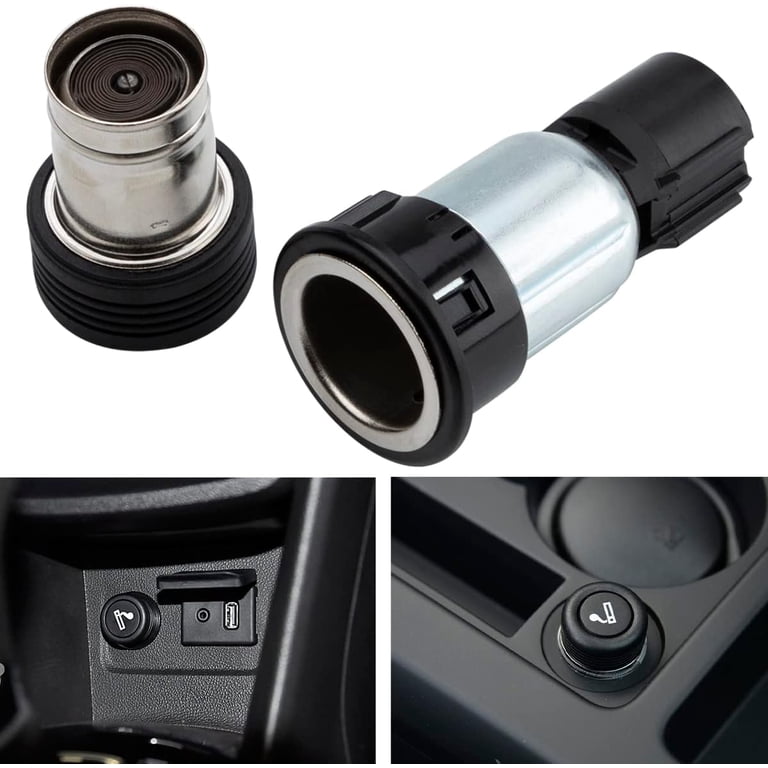ford fusion cigarette lighter replacement 2013-2016 Power Outlet Socket OEM Cigarette Lighter Fits for Ford Focus Fiesta Mondeo Fusion Transit 98AG15052CB 1135280 Cigarette Lighter Car Parts Feature Ford Fusion Cigarette Lighter Socket