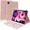 Pink, variant on Keyboard Case for iPad Air 11 Inch M4 2026/M3 2025/M2 2024, iPad Air 5th/4th Gen 10.9 inch 2022/2020, iPad Pro 11 inch 4th 3rd 2nd 1st Gen 2022/2021/2020/2018 with Backlits Pencil Holder