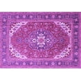 thumbnail image 1 of Ahgly Company Indoor Rectangle Persian Purple Traditional Area Rugs, 7' x 10', 1 of 4